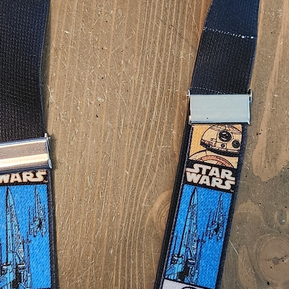 Star Wars Elastic Adjustable Clip-on Kids Suspenders Great Condition Multi-Color - Picture 10 of 15